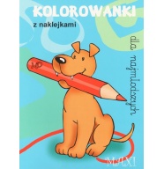 Kolorowanki dla najmłodszych z naklejkami - MAXI 6