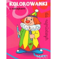 Kolorowanki dla najmłodszych z naklejkami - MAXI 7