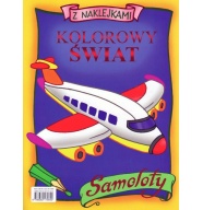  Kolorowy świat - Samoloty z naklejkami