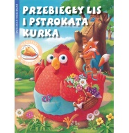 Przebiegły lis i pstrokata kurka - Bajeczki z naklejkami